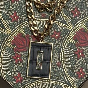 Reserved Gold and Black Necklace